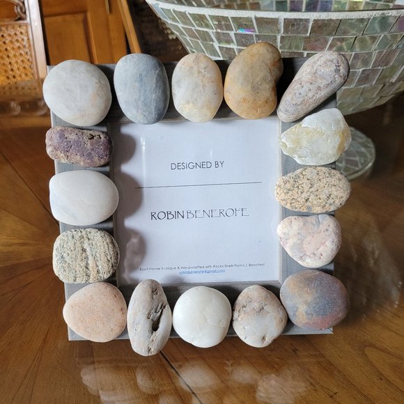 Picture Frame - Unique Hand-Crafted with Cool Rocks - Picture 7 of 10